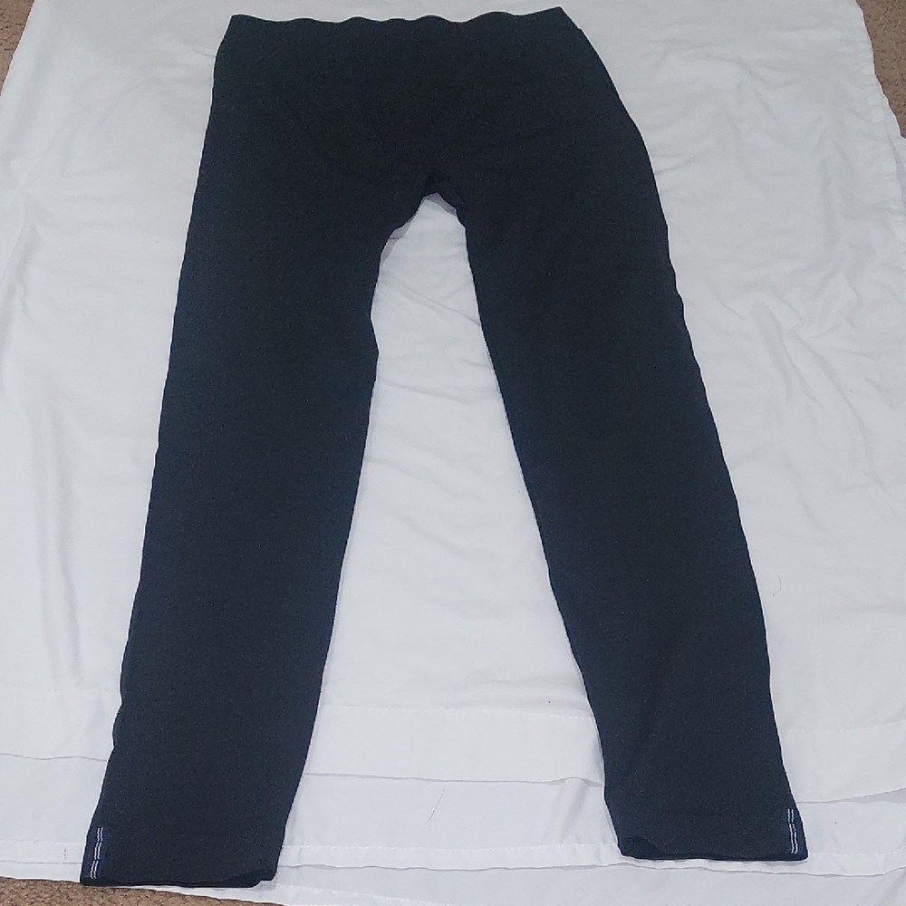Nautica Womens Black Leggings .Size L / XL